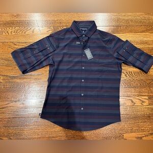 NWT Mizzen+Main Leeward No Tuck Dress Shirt - Trim Fit